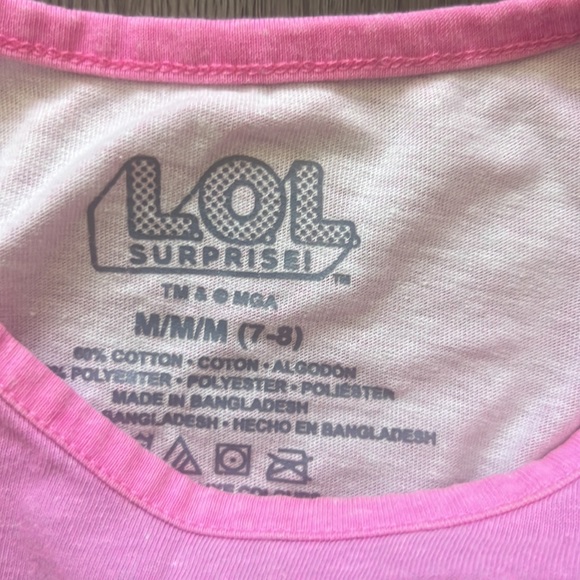 LOL 2 piece set girls size 7-8 - Picture 2 of 2